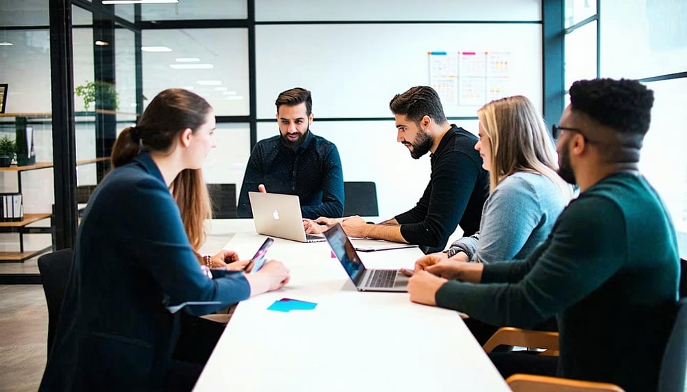 Equipo de VENDELEX implementando soluciones digitales para negocios Equipo de VENDELEX implementando soluciones digitales para negocios